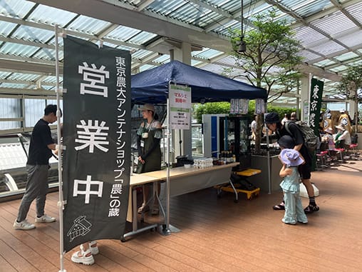 東京農業大学の学生による「農大フェスinキョウドウ」