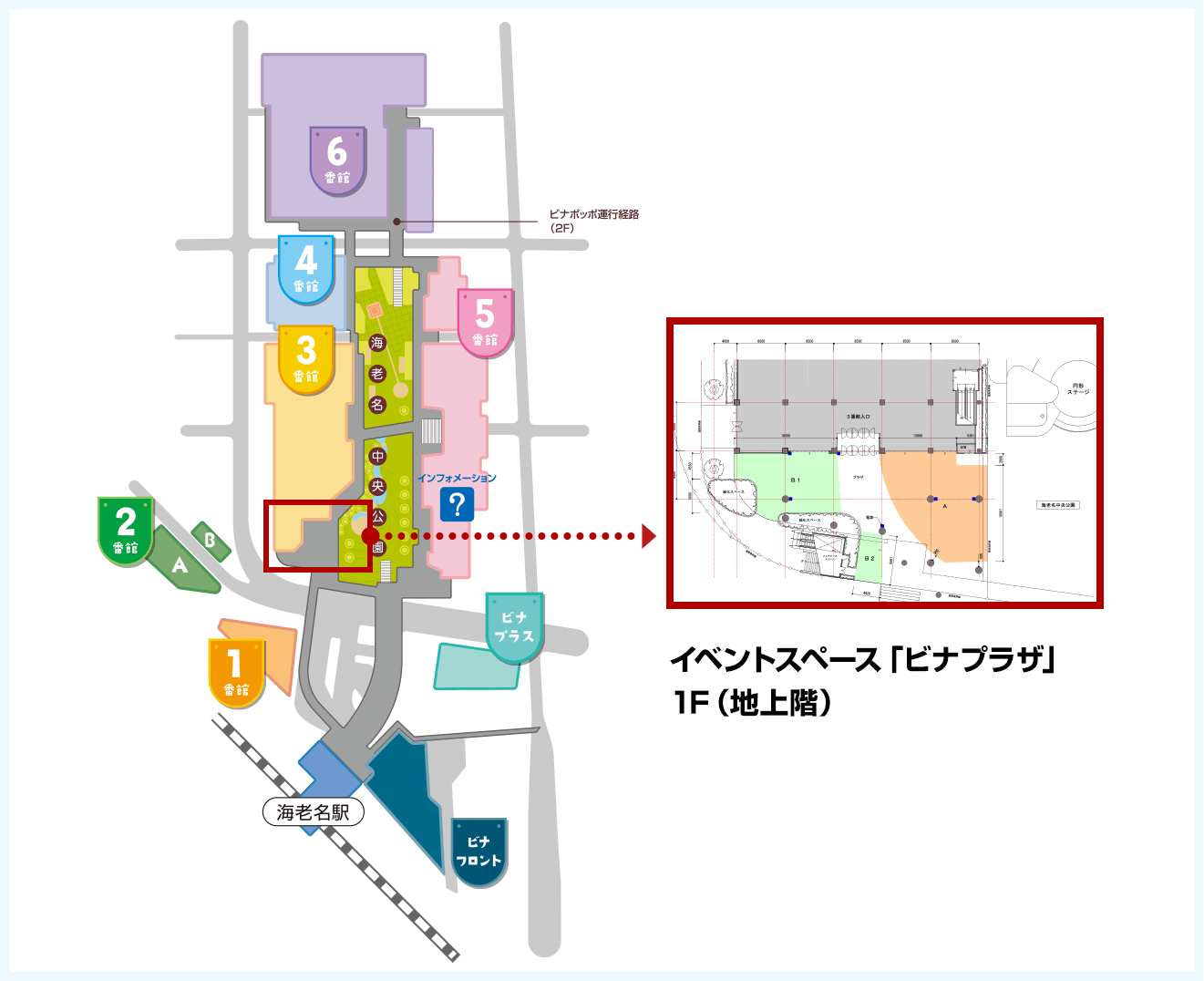 ビナウォーク概略図
