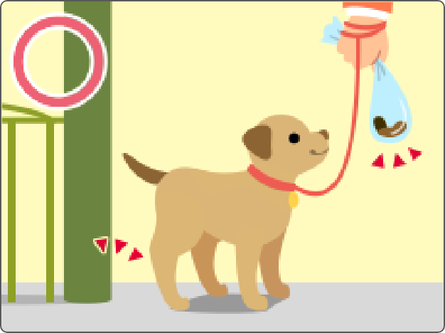 イメージ：ペット同伴について