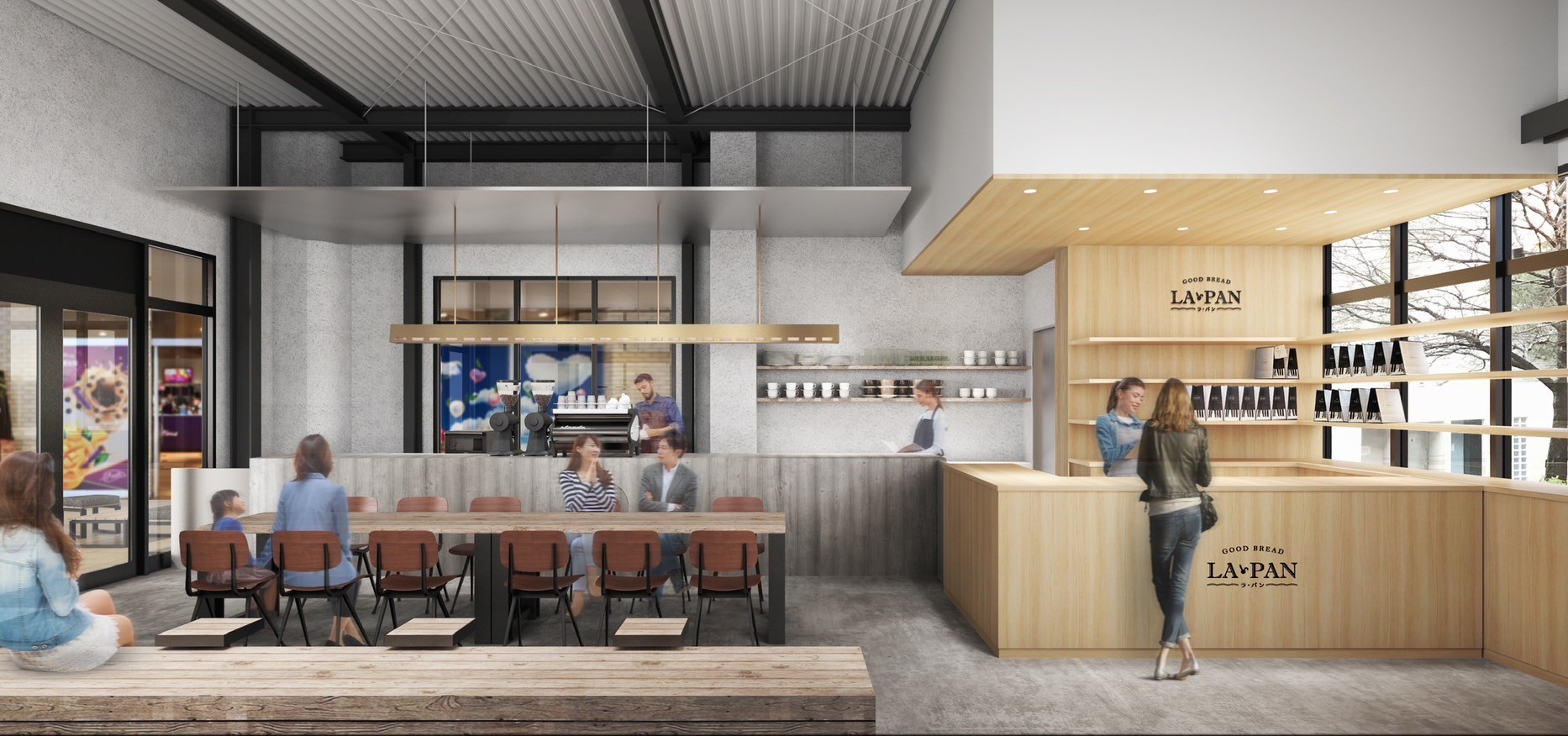 LA PAN 海老名店 × LATTEST OMOTESANDO espresso bar